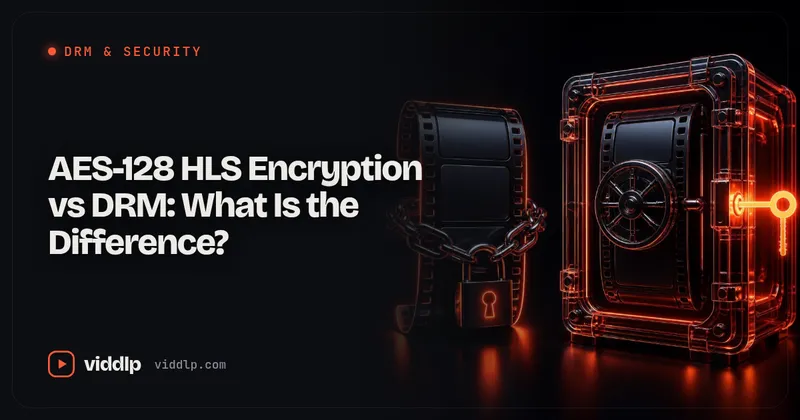 AES-128 HLS Encryption vs DRM: What Is the Difference?