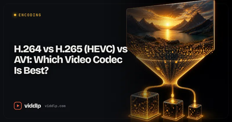H.264 vs H.265 (HEVC) vs AV1: Which Video Codec Is Best?