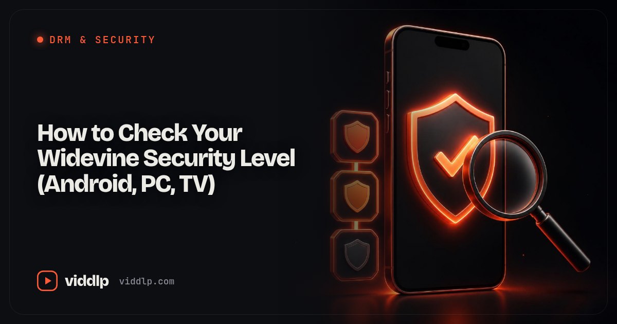 How to Check Your Widevine Security Level (Android, PC, TV)