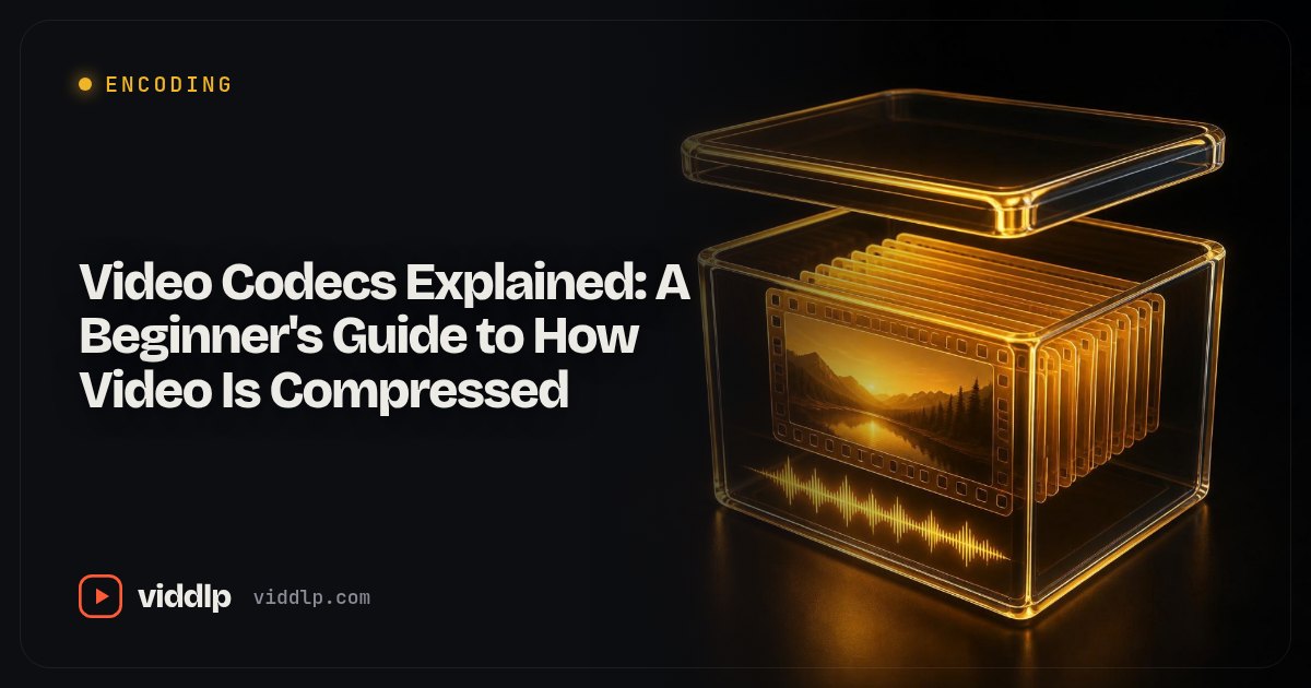 Video Codecs Explained: A Beginner's Guide to How Video Is Compressed