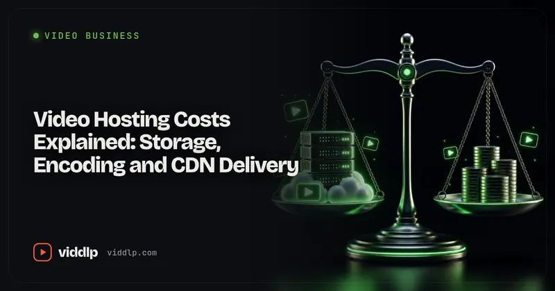 Video Hosting Costs Explained: Storage, Encoding and CDN Delivery