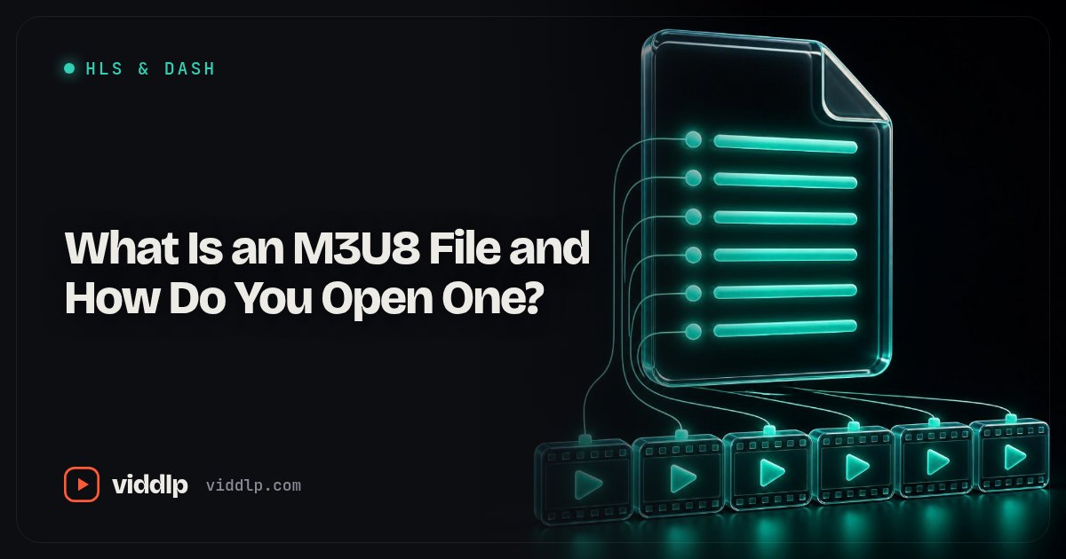 What Is an M3U8 File and How Do You Open One?