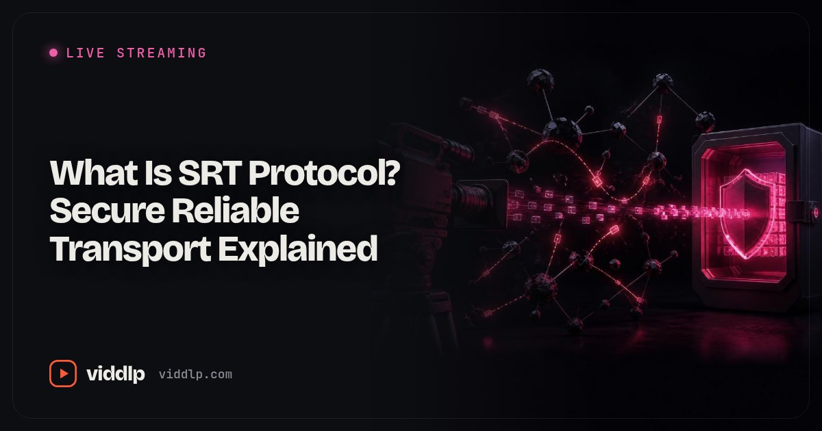 What Is SRT Protocol? Secure Reliable Transport Explained